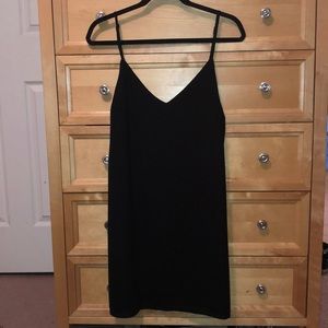Black shift dress